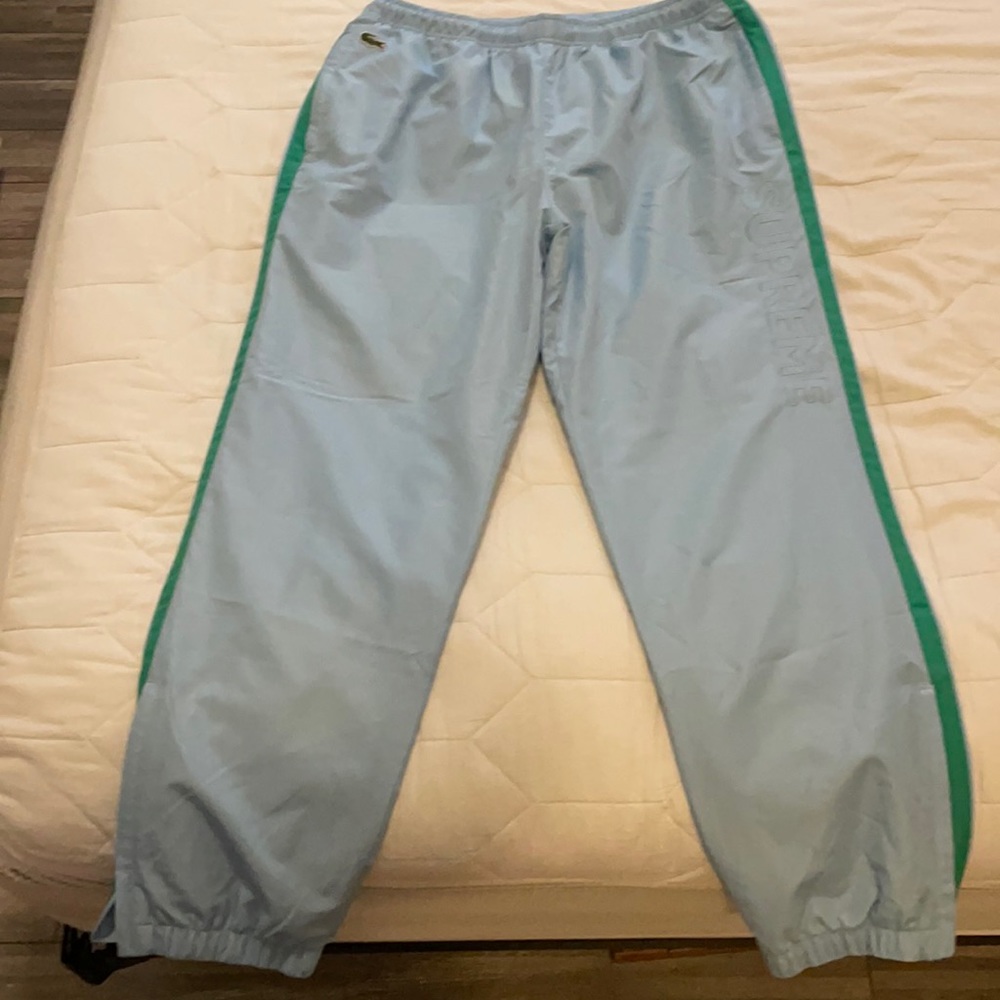 Supreme x Lacoste track pants ss17